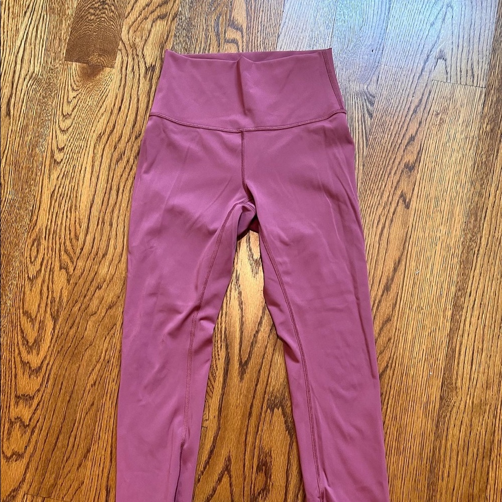 Lulu lemon plum pink leggings size 6